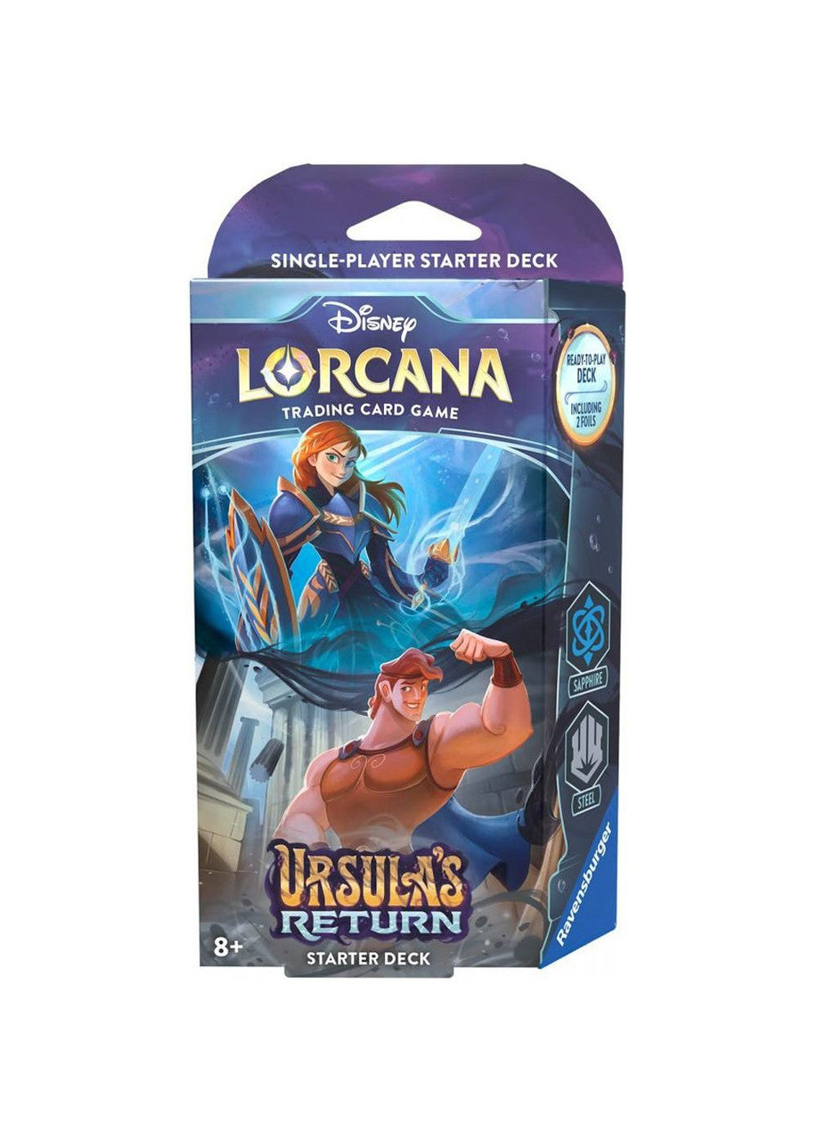 Disney Lorcana: Ursula's Return: Starter Deck - Sapphire & Steel | Impulse Games and Hobbies