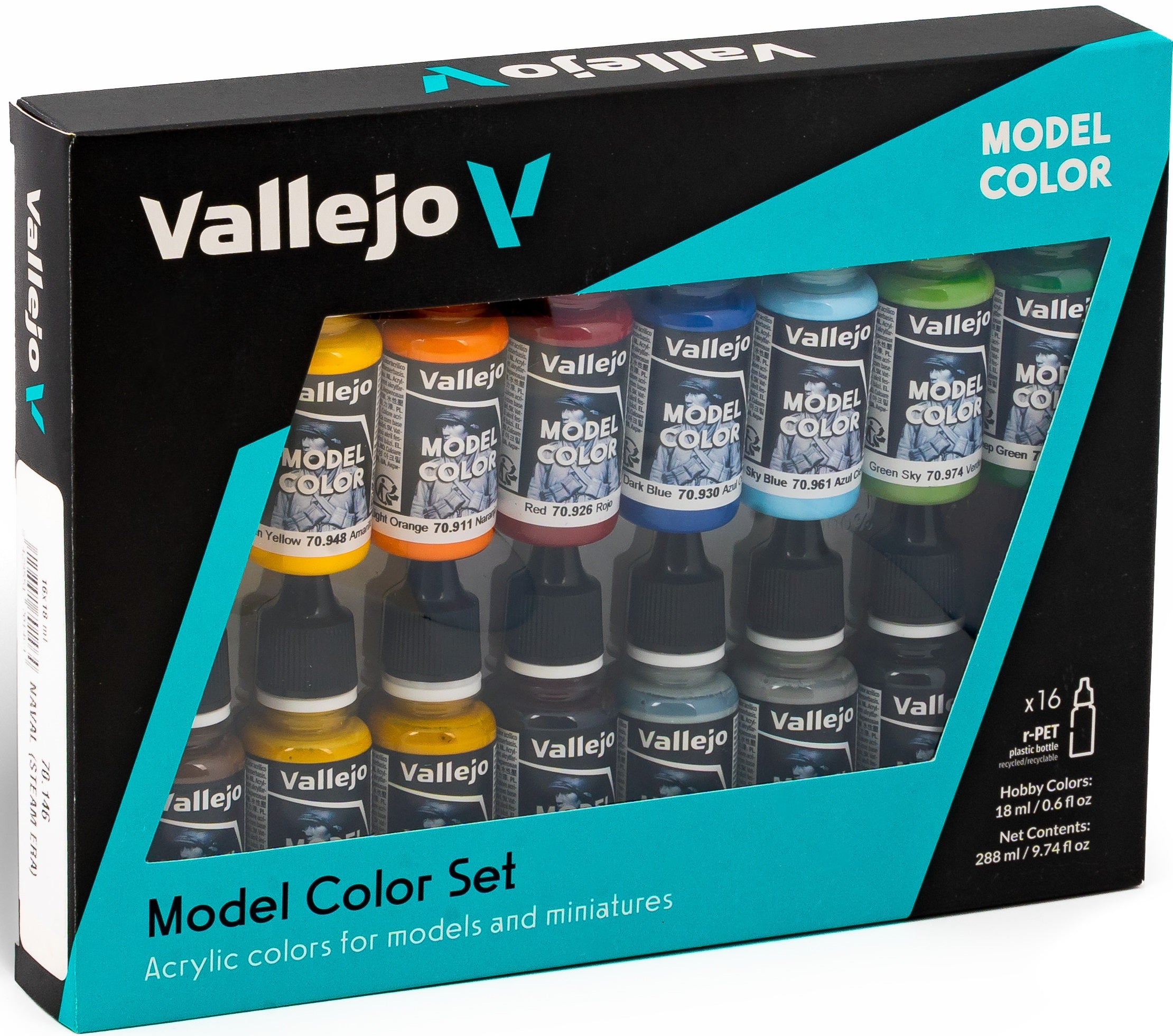 VALLEJO 16 COLOR SET NAVAL (STEAM ERA) | Impulse Games and Hobbies
