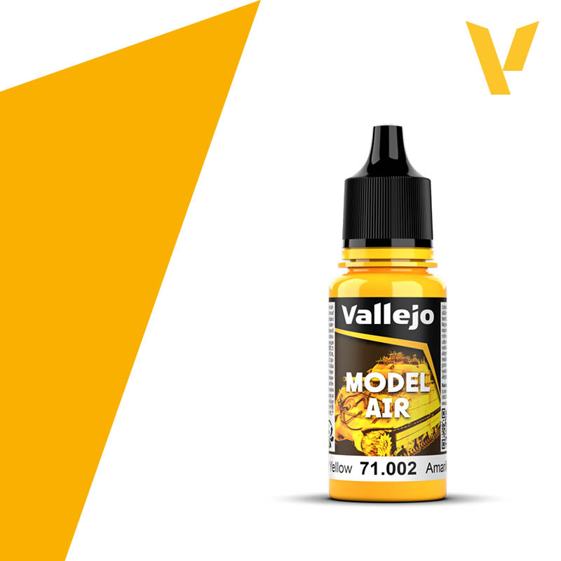 Vallejo Model Air Medium Yellow 18ml | Impulse Games and Hobbies