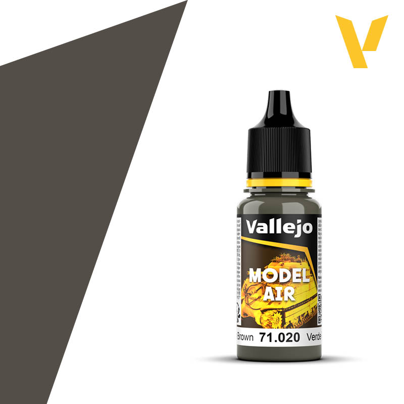 Vallejo Model Air Green Brown 18ml | Impulse Games and Hobbies