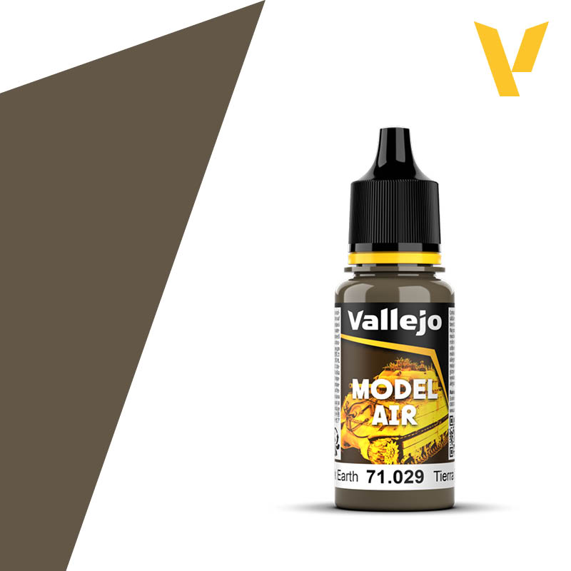 Vallejo Model Air Dark Earth 18ml | Impulse Games and Hobbies