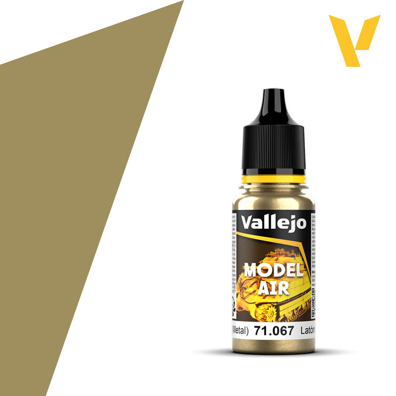 Vallejo Model Air Bright Brass (Metallic) 18ml | Impulse Games and Hobbies