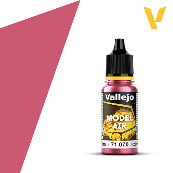 Vallejo Model Air Signal Red (Metallic) 18ml | Impulse Games and Hobbies