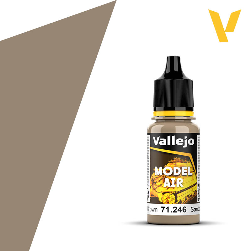 Vallejo Model Air Yellow Brown 18ml | Impulse Games and Hobbies