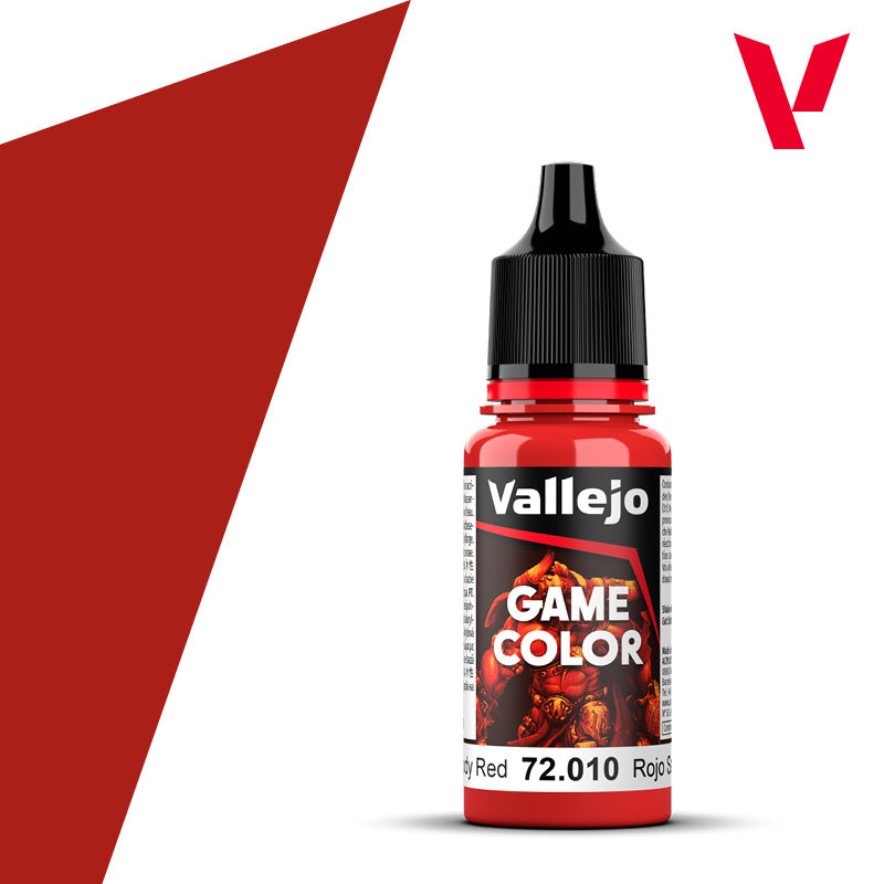 VALLEJO GAME COLOUR BLOODY RED 18ML | Impulse Games and Hobbies