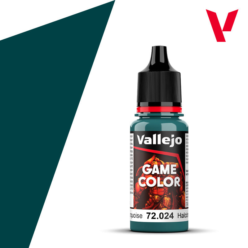 VALLEJO GAME COLOUR TURQUOISE 17ML | Impulse Games and Hobbies