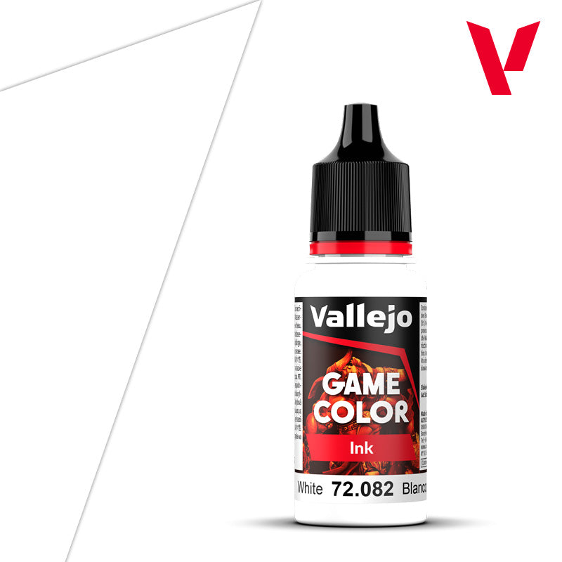 VALLEJO GAME COLOUR INK WHITE 17ML | Impulse Games and Hobbies
