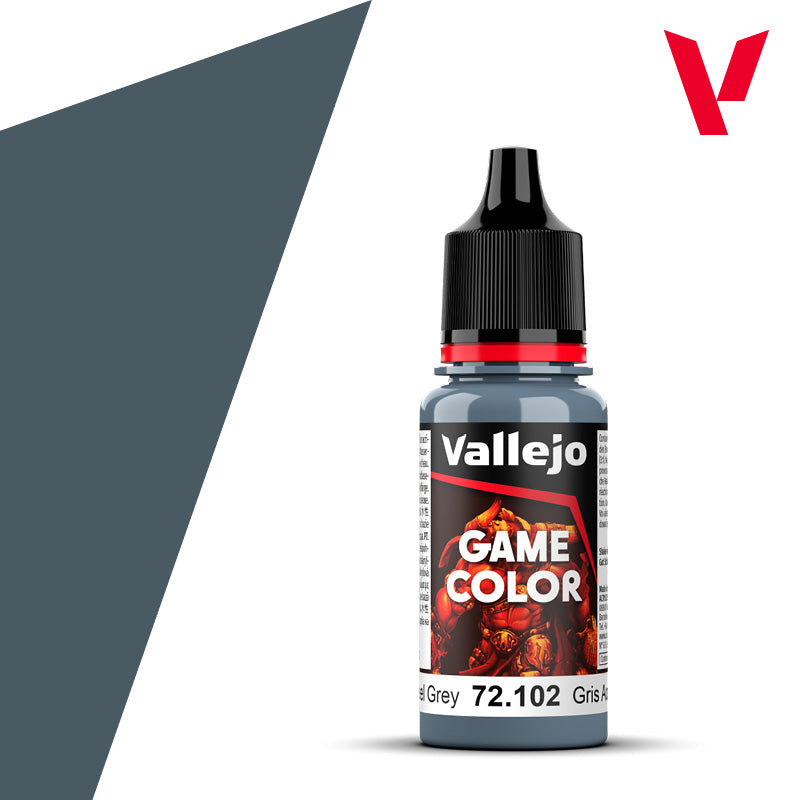 VALLEJO GAME COLOUR STEEL GREY 17ML | Impulse Games and Hobbies