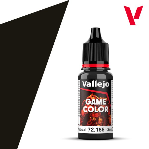 VALLEJO GAME COLOUR EXTRA OPAQUE HEAVY CHARCOAL 18ML | Impulse Games and Hobbies