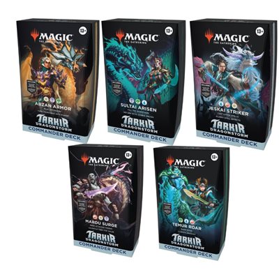 MTG - Tarkir Dragonstorm - Commander Deck - Set of 5 | Impulse Games and Hobbies