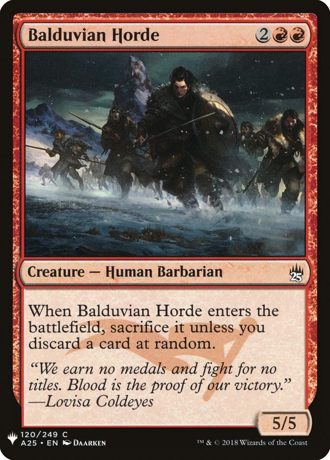 Balduvian Horde [Mystery Booster] | Impulse Games and Hobbies