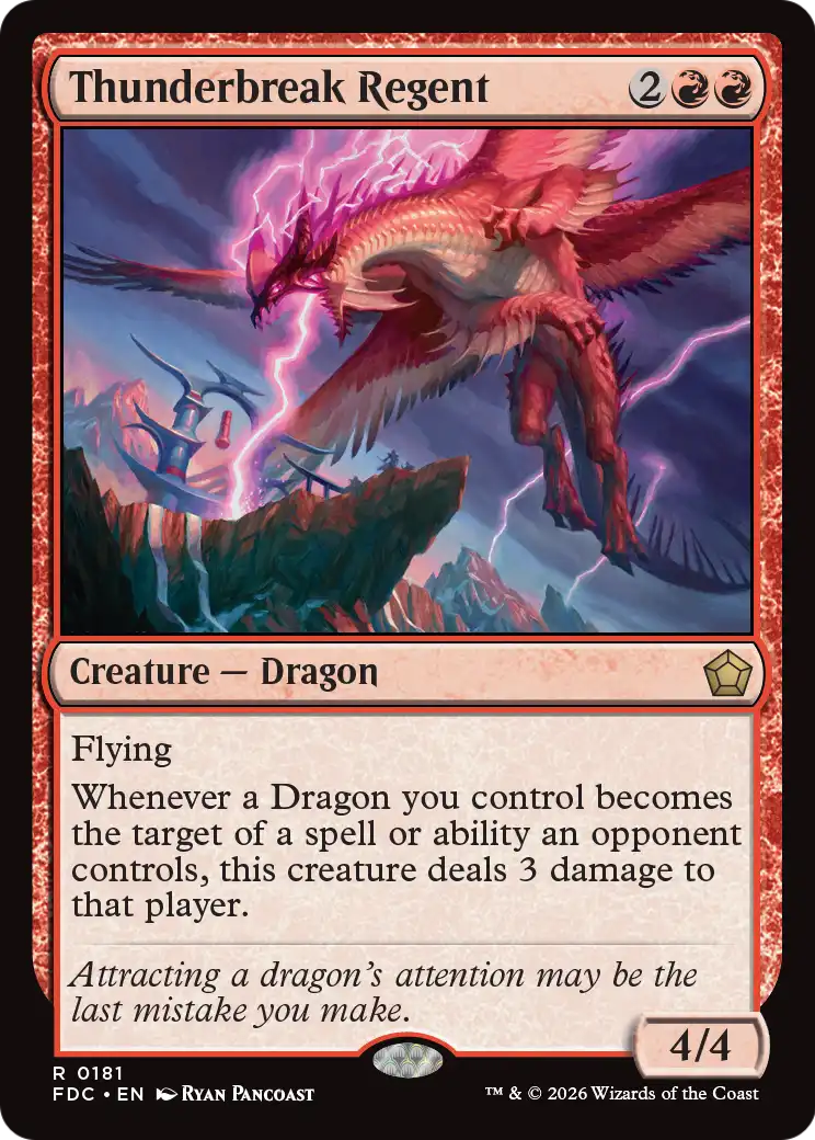 Thunderbreak Regent [Foundations Commander] | Impulse Games and Hobbies