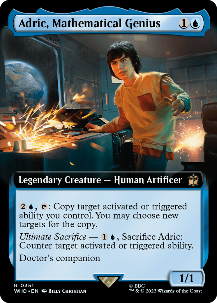 Adric, Mathematical Genius (Extended Art) [Doctor Who] | Impulse Games and Hobbies