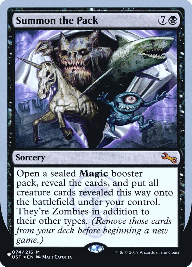 Summon the Pack (Unfinity Foil Edition) [The List] | Impulse Games and Hobbies
