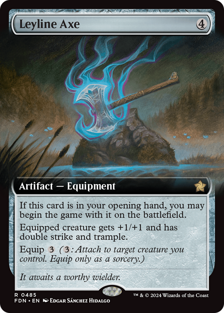 Leyline Axe (Extended Art) [Foundations] | Impulse Games and Hobbies