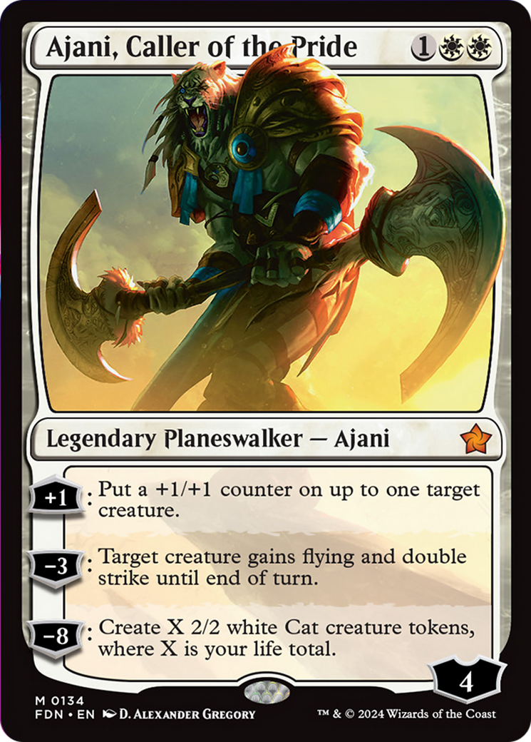 Ajani, Caller of the Pride [Foundations] | Impulse Games and Hobbies