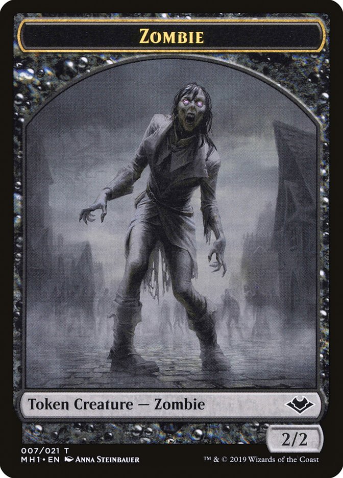 Angel (002) // Zombie (007) Double-Sided Token [Modern Horizons Tokens] | Impulse Games and Hobbies
