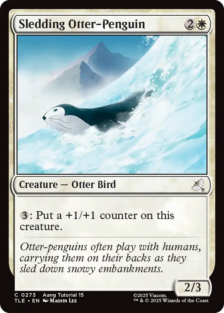 Sledding Otter-Penguin (0273) [Avatar: The Last Airbender: Eternal-Legal] | Impulse Games and Hobbies