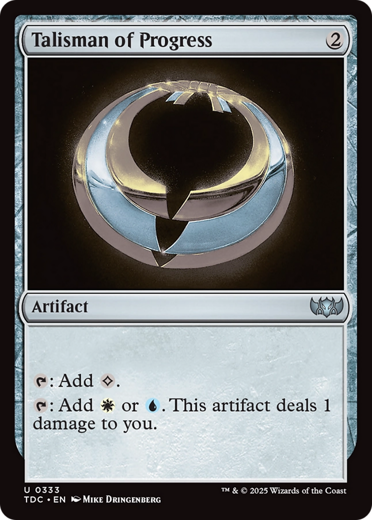 Talisman of Progress [Tarkir: Dragonstorm Commander] | Impulse Games and Hobbies