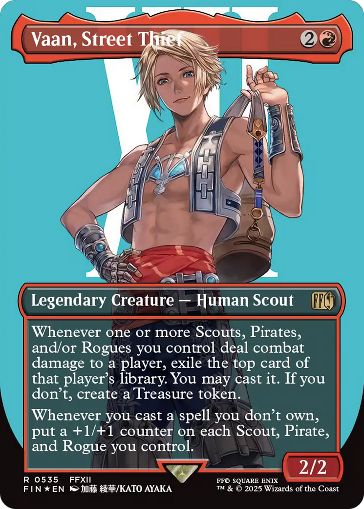 Vaan, Street Thief (Borderless) (Surge Foil) [FINAL FANTASY] | Impulse Games and Hobbies