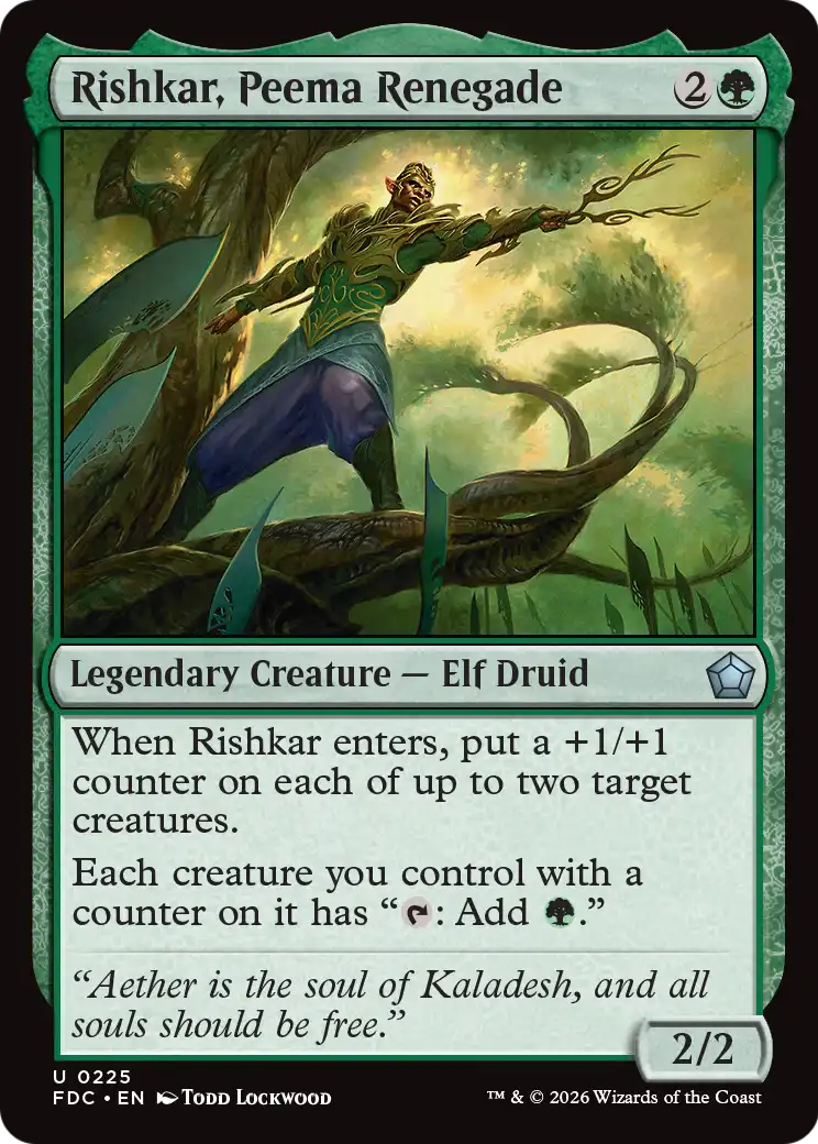 Rishkar, Peema Renegade [Foundations Commander] | Impulse Games and Hobbies