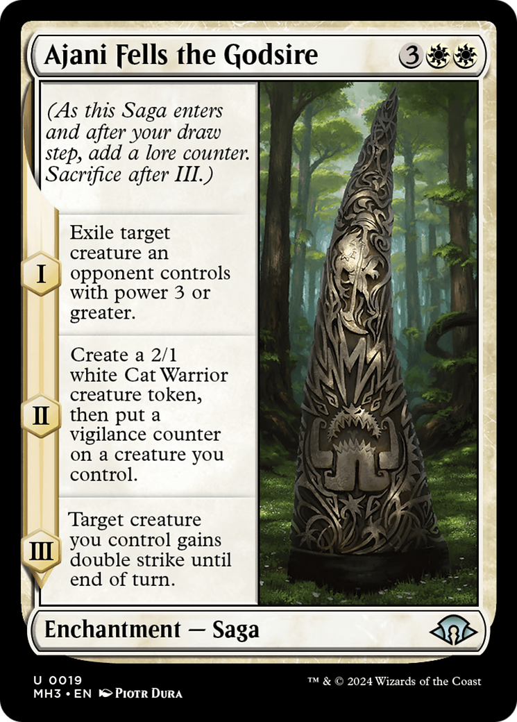 Ajani Fells the Godsire [Modern Horizons 3] | Impulse Games and Hobbies