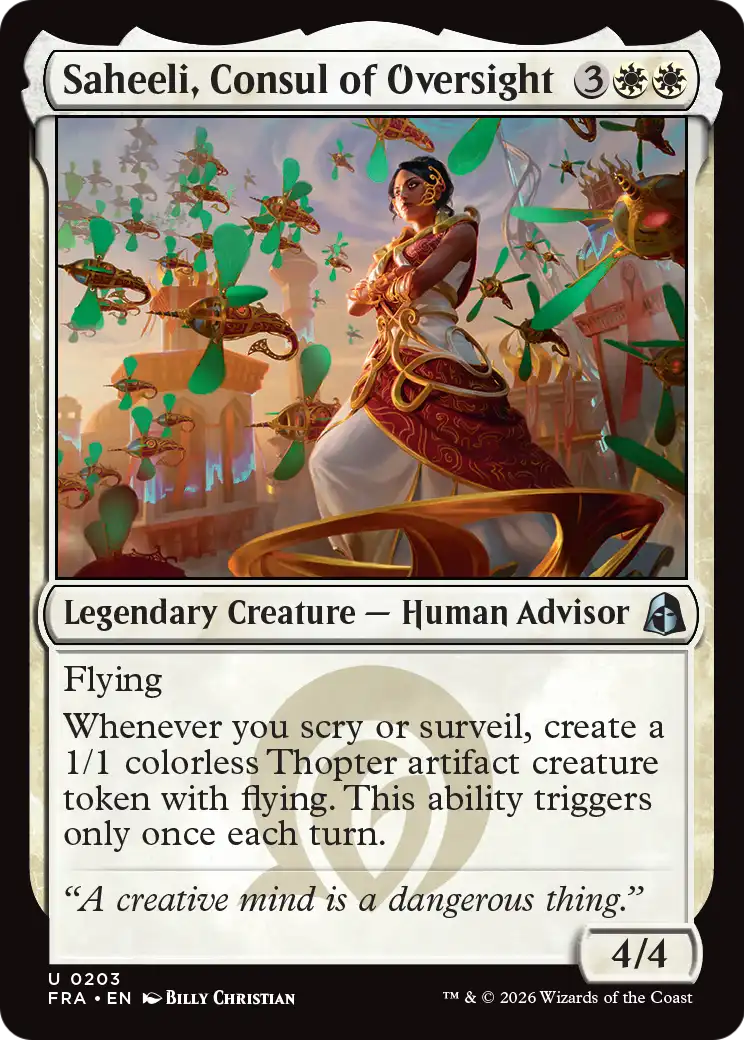 Saheeli, Consul of Oversight [Reality Fracture] | Impulse Games and Hobbies