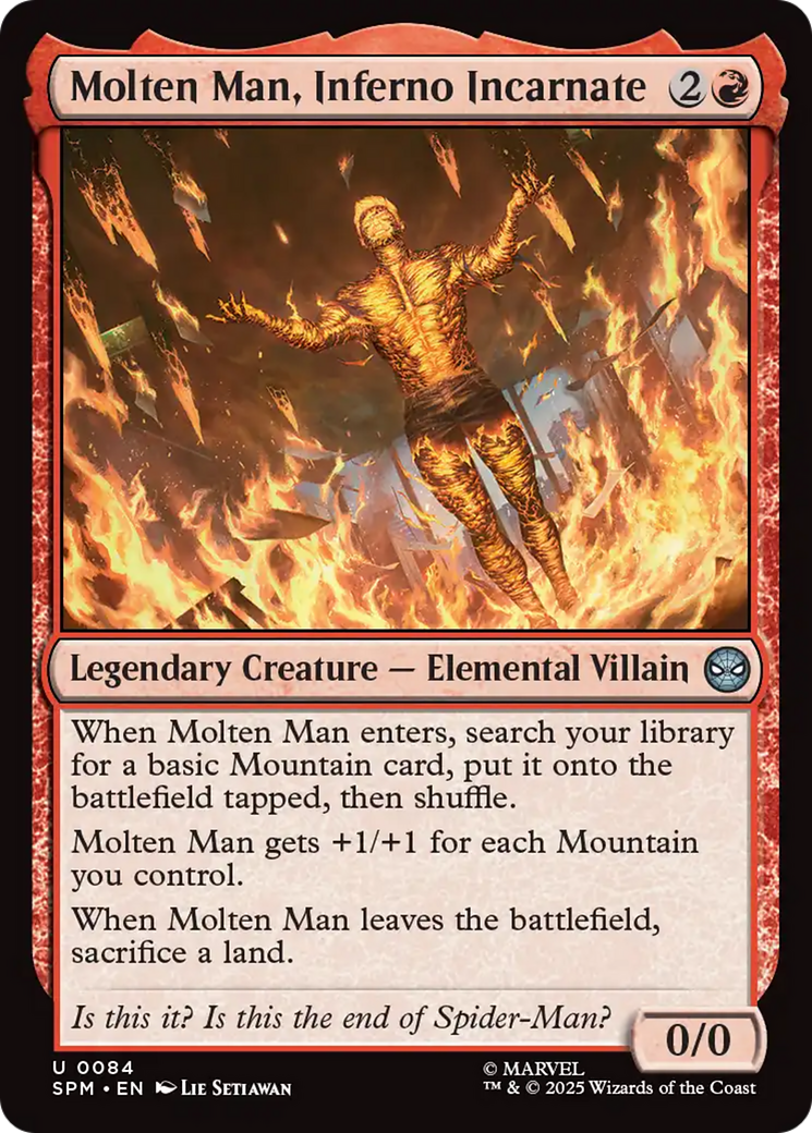 Molten Man, Inferno Incarnate [Marvel's Spider-Man] | Impulse Games and Hobbies