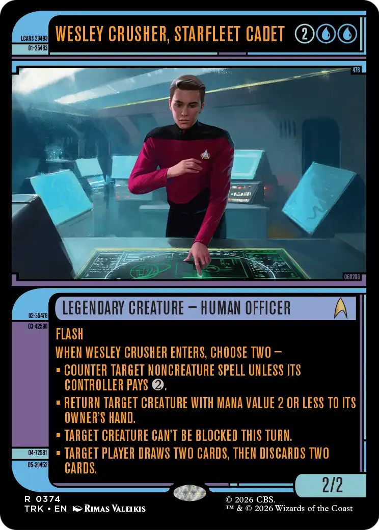 Wesley Crusher, Starfleet Cadet (Showcase) [Star Trek] | Impulse Games and Hobbies