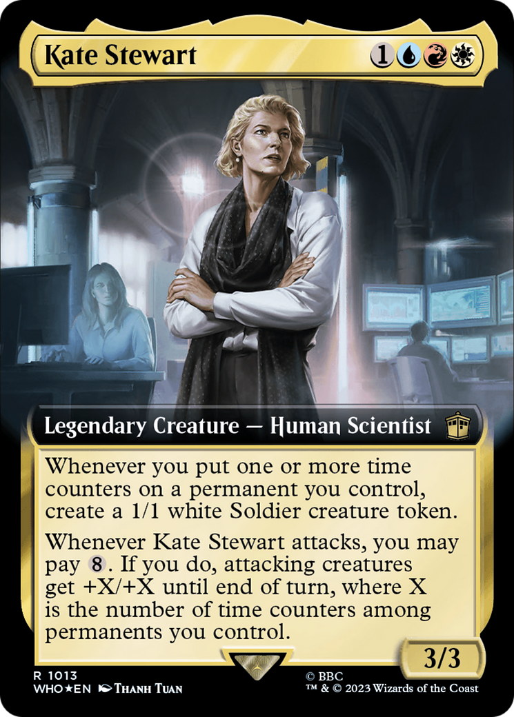 Kate Stewart (Extended Art) (Surge Foil) [Doctor Who] | Impulse Games and Hobbies