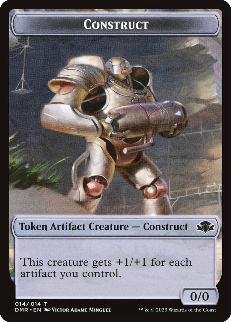 Construct Token [Dominaria Remastered Tokens] | Impulse Games and Hobbies