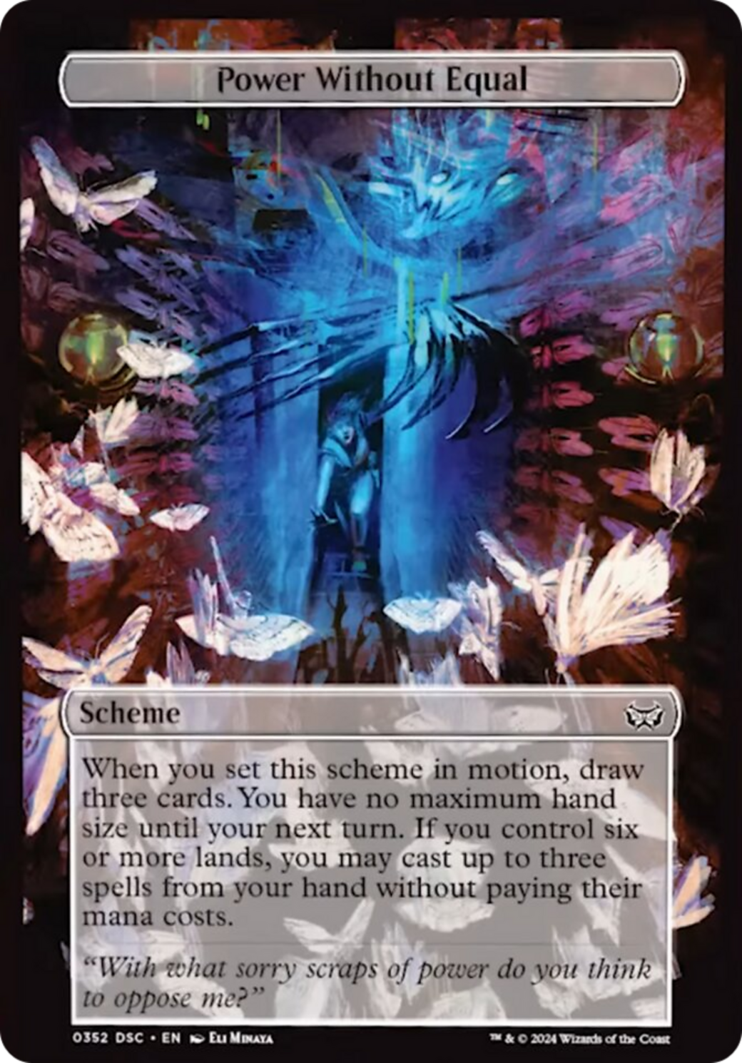 Power Without Equal (Full Art) [Duskmourn: Archenemy] | Impulse Games and Hobbies