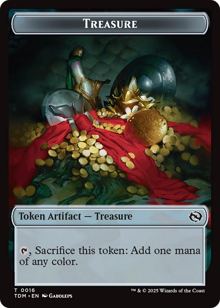 First Mate Ragavan // Treasure Double-Sided Token [Tarkir: Dragonstorm Commander Tokens] | Impulse Games and Hobbies