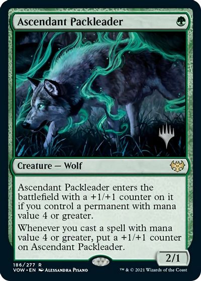 Ascendant Packleader (Promo Pack) [Innistrad: Crimson Vow Promos] | Impulse Games and Hobbies