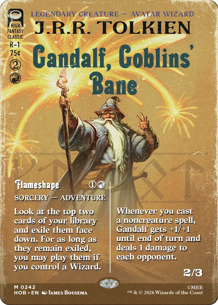 Gandalf, Goblins' Bane (Borderless) [The Hobbit] | Impulse Games and Hobbies