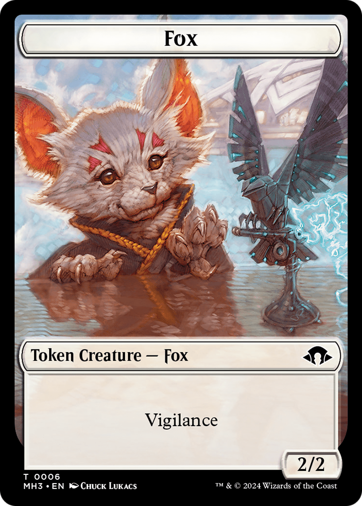 Phyrexian Germ // Fox Double-Sided Token [Modern Horizons 3 Tokens] | Impulse Games and Hobbies