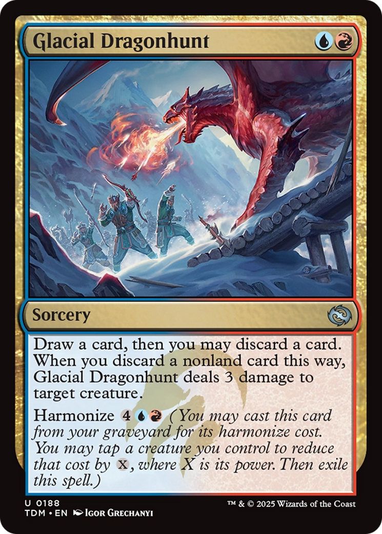 Glacial Dragonhunt [Tarkir: Dragonstorm] | Impulse Games and Hobbies