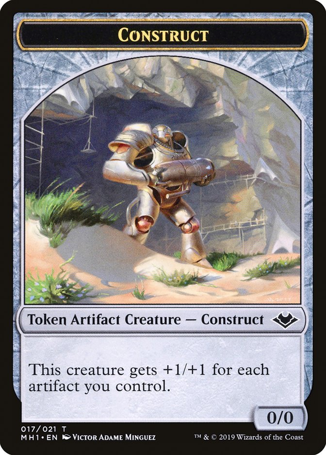 Goblin (010) // Construct (017) Double-Sided Token [Modern Horizons Tokens] | Impulse Games and Hobbies