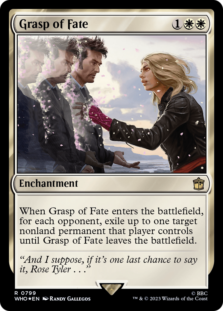 Grasp of Fate (Surge Foil) [Doctor Who] | Impulse Games and Hobbies