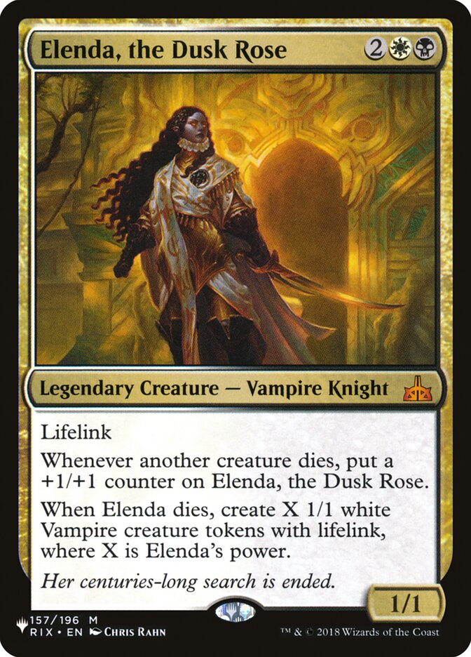 Elenda, the Dusk Rose [The List] | Impulse Games and Hobbies