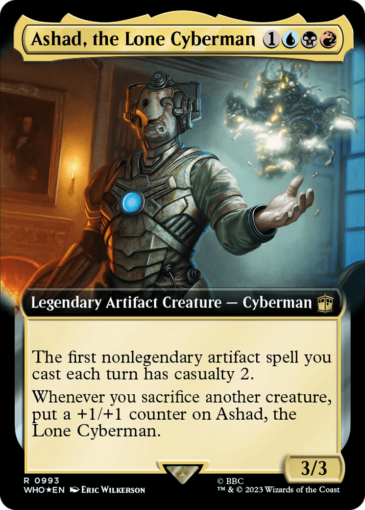 Ashad, the Lone Cyberman (Extended Art) (Surge Foil) [Doctor Who] | Impulse Games and Hobbies