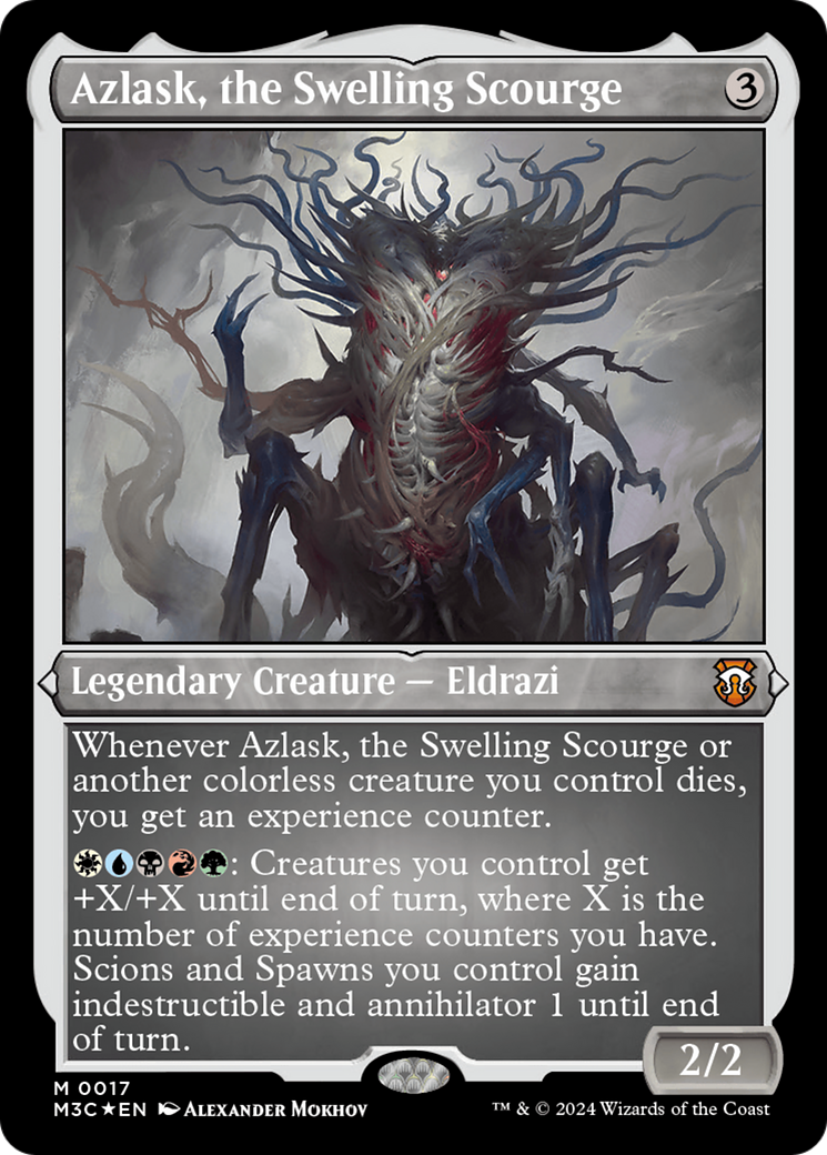 Azlask, the Swelling Scourge (Foil Etched) [Modern Horizons 3 Commander] | Impulse Games and Hobbies