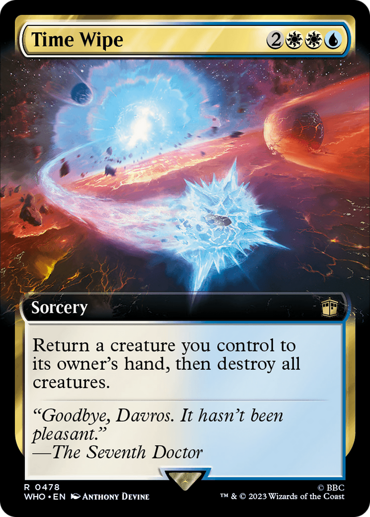 Time Wipe (Extended Art) [Doctor Who] | Impulse Games and Hobbies