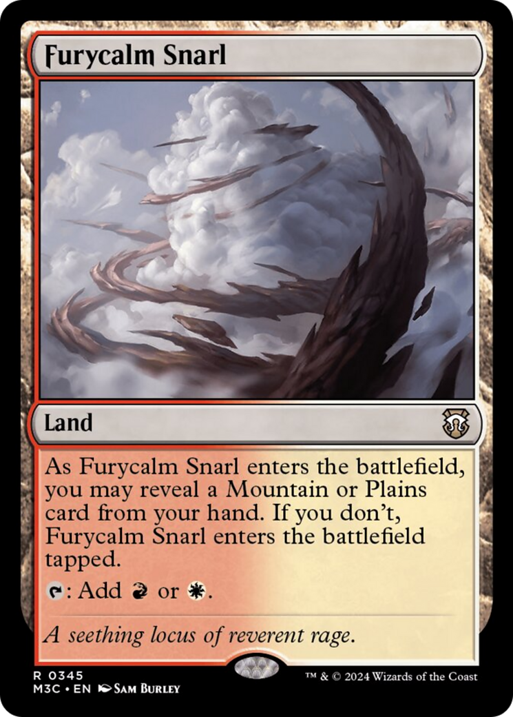 Furycalm Snarl (Ripple Foil) [Modern Horizons 3 Commander] | Impulse Games and Hobbies