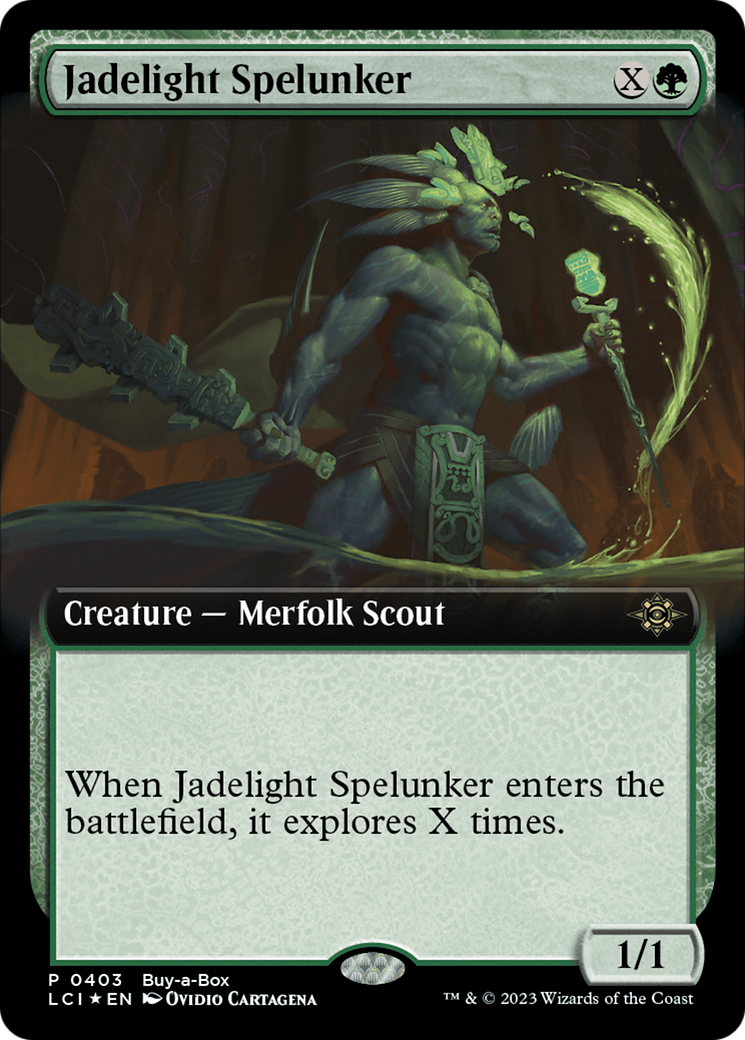 Jadelight Spelunker (Extended Art) (Buy-A-Box) [The Lost Caverns of Ixalan Promos] | Impulse Games and Hobbies