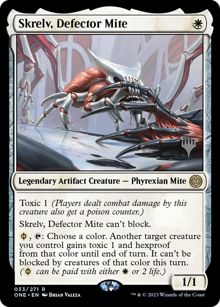 Skrelv, Defector Mite (Promo Pack) [Phyrexia: All Will Be One Promos] | Impulse Games and Hobbies