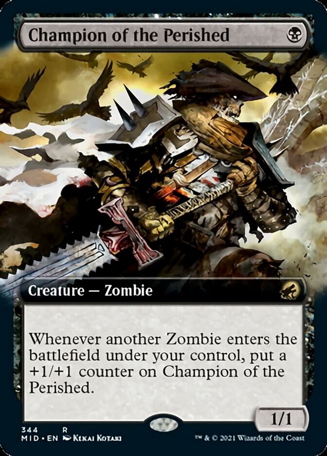 Champion of the Perished (Extended Art) [Innistrad: Midnight Hunt] | Impulse Games and Hobbies