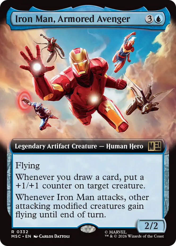 Iron Man, Armored Avenger (Extended Art) [Marvel Super Heroes Commander] | Impulse Games and Hobbies