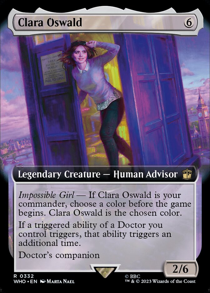 Clara Oswald (Extended Art) [Doctor Who] | Impulse Games and Hobbies