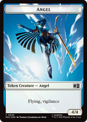 Angel (020) // Vibranium (031) Double-Sided Token (Surge Foil) [Marvel Super Heroes Commander Tokens] | Impulse Games and Hobbies